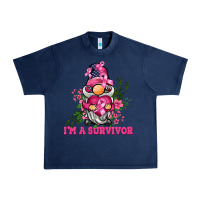 Navy i'm a survivor gnome Urban Heavy Tee - BarkalooDesign