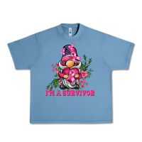 Pebble Blue i'm a survivor gnome Urban Heavy Tee - BarkalooDesign