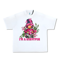 White i'm a survivor gnome Urban Heavy Tee - BarkalooDesign
