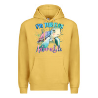 Antique Gold im turtley adorable turtle Premium Hoodie - MaliasSmallBusiness