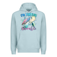 Blue Mist im turtley adorable turtle Premium Hoodie - MaliasSmallBusiness