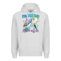 Dove Grey im turtley adorable turtle Premium Hoodie - MaliasSmallBusiness