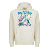 Oatmeal Heather im turtley adorable turtle Premium Hoodie - MaliasSmallBusiness