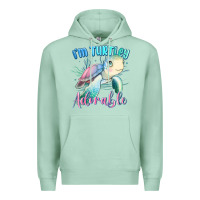 Seafoam im turtley adorable turtle Premium Hoodie - MaliasSmallBusiness