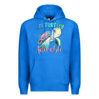 True Royal im turtley adorable turtle Premium Hoodie - MaliasSmallBusiness