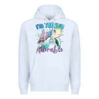 White im turtley adorable turtle Premium Hoodie - MaliasSmallBusiness
