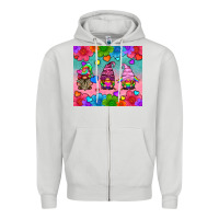 Dove Grey lgbtq genomes Zipper Hoodie - HRA Design Shop