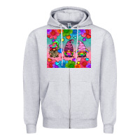 Heather Grey lgbtq genomes Zipper Hoodie - HRA Design Shop