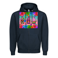 Navy lgbtq genomes Zipper Hoodie - HRA Design Shop