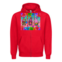 Red lgbtq genomes Zipper Hoodie - HRA Design Shop