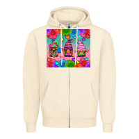Sandshell lgbtq genomes Zipper Hoodie - HRA Design Shop