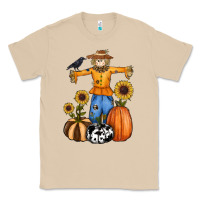 Mushroom pumpkin sunflower fall scarecrow Classic Tee - RanaPortraitStore