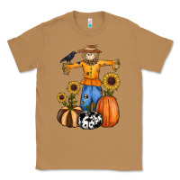 Toasted Coconut pumpkin sunflower fall scarecrow Classic Tee - RanaPortraitStore