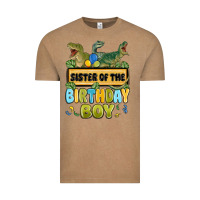 Vintage Coffee sister of the birthday boy Vintage Tee - MaliasSmallBusiness
