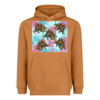 Meerkat dinosaur stegosaurus Heavyweight Hoodie - Artiststas
