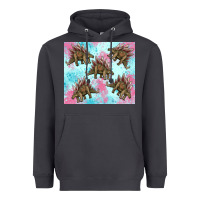 Smoke dinosaur stegosaurus Heavyweight Hoodie - Artiststas
