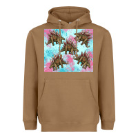 Toasted Coconut dinosaur stegosaurus Heavyweight Hoodie - Artiststas