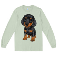 Matcha dachshund puppy Long Sleeve Tee - RanaPortraitStore
