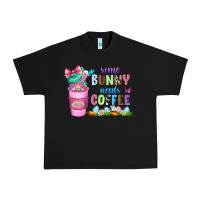 Black some bunny needs coffee with gnomes Urban Heavy Tee - Zillion Design Studio