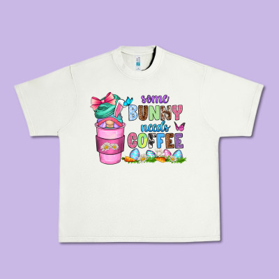 Urban Heavy Tee some bunny needs coffee with gnomes
