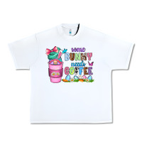 White some bunny needs coffee with gnomes Urban Heavy Tee - Zillion Design Studio