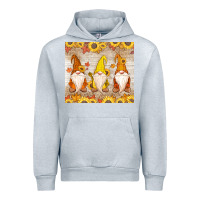 Heather Grey Thankful Gnomes Urban Hoodie - MaliasSmallBusiness