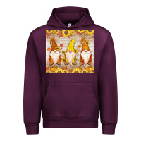 Mauve Wine Thankful Gnomes Urban Hoodie - MaliasSmallBusiness
