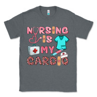 Charcoal Heather nursing is my cardio Classic Tee - BarkalooDesign