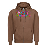 Chestnut lgbtq gnome  libbey glass Zipper Hoodie - HRA Design Shop