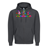 Smoke lgbtq gnome  libbey glass Zipper Hoodie - HRA Design Shop