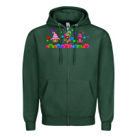 Sports Green lgbtq gnome  libbey glass Zipper Hoodie - HRA Design Shop