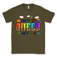Army Green coolest queer in town Classic Tee - Zillion Design Studio