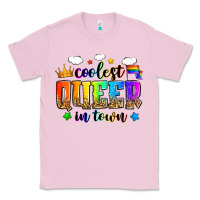 Bubblegum Pink coolest queer in town Classic Tee - Zillion Design Studio