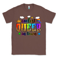 Chestnut coolest queer in town Classic Tee - Zillion Design Studio