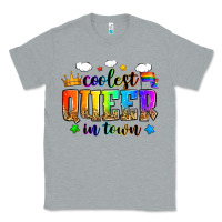 Heather Grey coolest queer in town Classic Tee - Zillion Design Studio