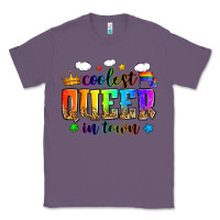 Lavender coolest queer in town Classic Tee - Zillion Design Studio