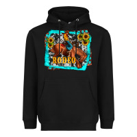 Black western rodeo Heavyweight Hoodie - JahusDesignShop