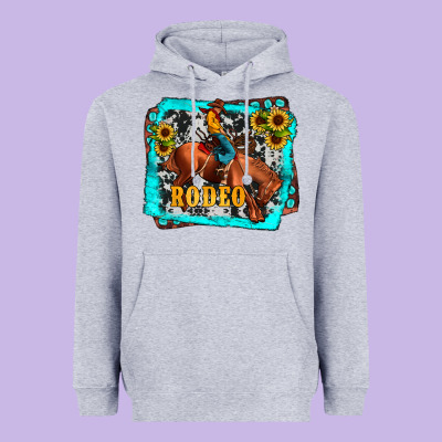 Western Rodeo Heavyweight Hoodie Designed By Jahusdesignshop