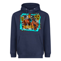 Navy western rodeo Heavyweight Hoodie - JahusDesignShop