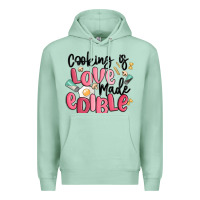 Seafoam cooking is love made edible Premium Hoodie - MaliasSmallBusiness