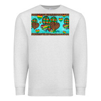 Oatmeal Heather western hearts autism cup Premium Sweatshirt - Artiststas