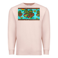 Pale Pink western hearts autism cup Premium Sweatshirt - Artiststas