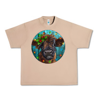 Burro Calf Christmas Urban Heavy Tee - RanaPortraitStore
