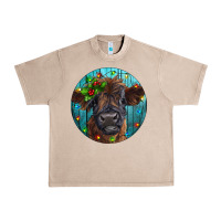 French Oak Calf Christmas Urban Heavy Tee - RanaPortraitStore
