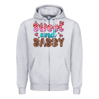 Heather Grey sweet and sassy Zipper Hoodie - HRA Design Shop