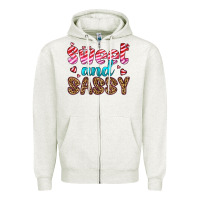 Oatmeal Heather sweet and sassy Zipper Hoodie - HRA Design Shop