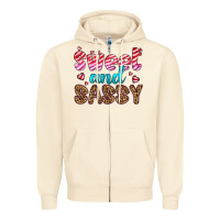 Sandshell sweet and sassy Zipper Hoodie - HRA Design Shop