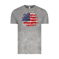 Cloud Rock american flag sunflower Vintage Tee - MaliasSmallBusiness