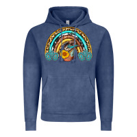 Vintage Denim cowboy boots and hat rainbow Vintage Hoodie - AdoDesignShop