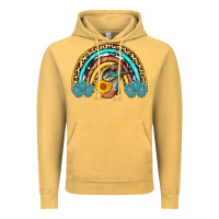 Vintage Mustard cowboy boots and hat rainbow Vintage Hoodie - AdoDesignShop